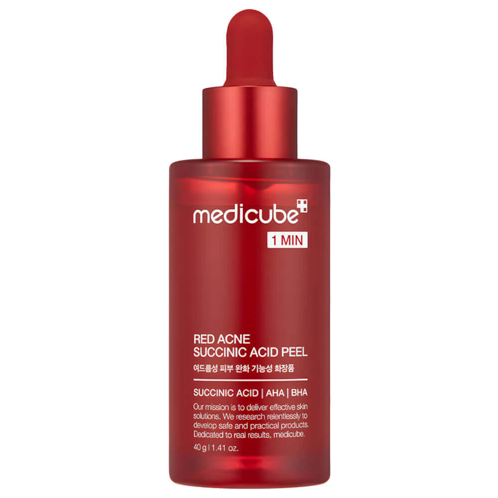 1-3 Пилинг для проблемной кожи с янтарной кислотой medicube Red Acne Succinic Acid Peel,40мл — изображение 1