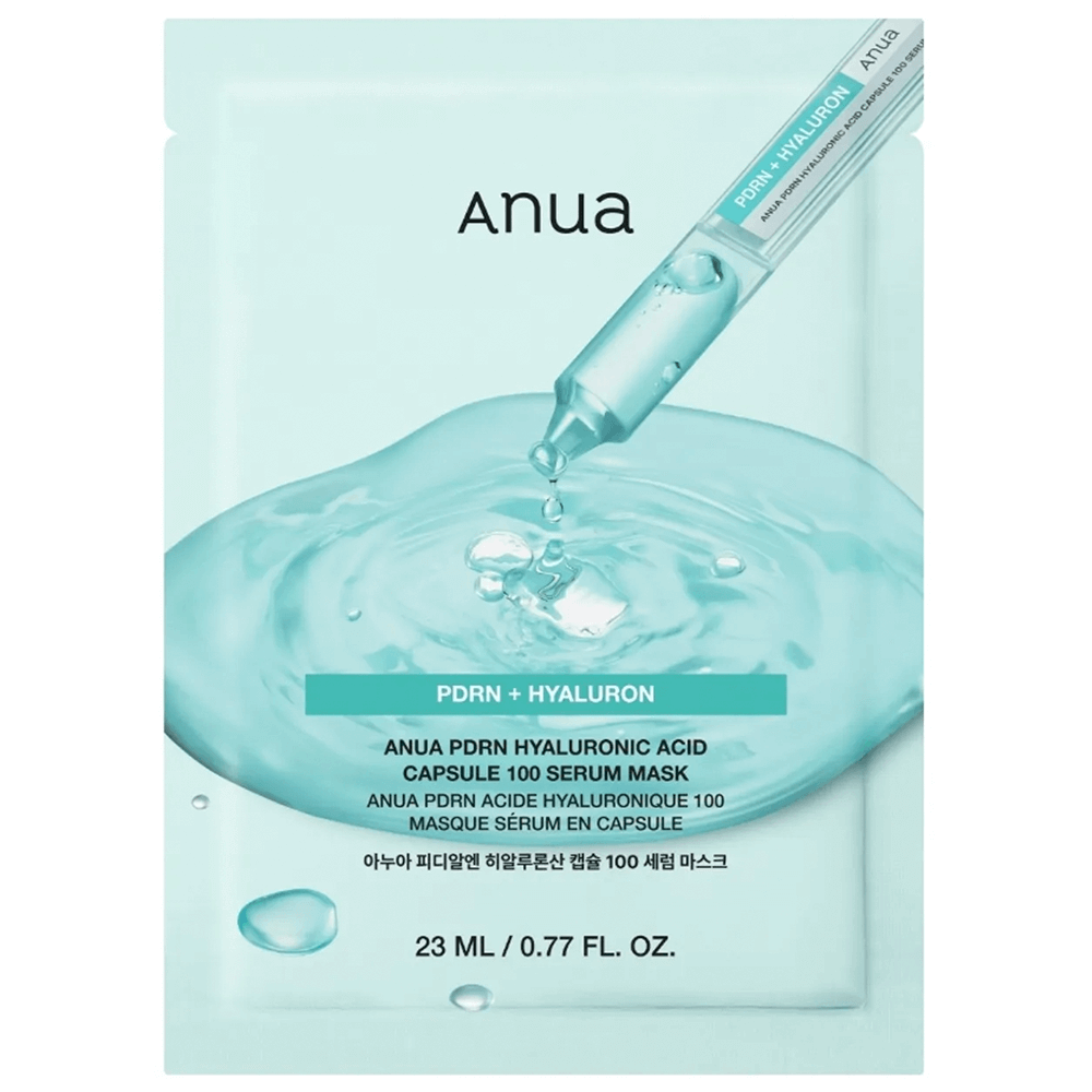 anua-pdrn-serum-100-mask-anons Тканевая маска с ПДРН и гиалуроновой кислотой Anua PDRN Hyaluronic Acid Capsule 100 Serum Mask Sheet,1шт — изображение 1