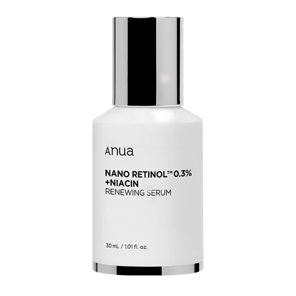 anua_ret_niac_anons_ed Обновляющая сыворотка с ретинолом и ниацинамидом Anua Nano Retinol 0,3% + Niacin Renewing Serum,30мл — изображение 1