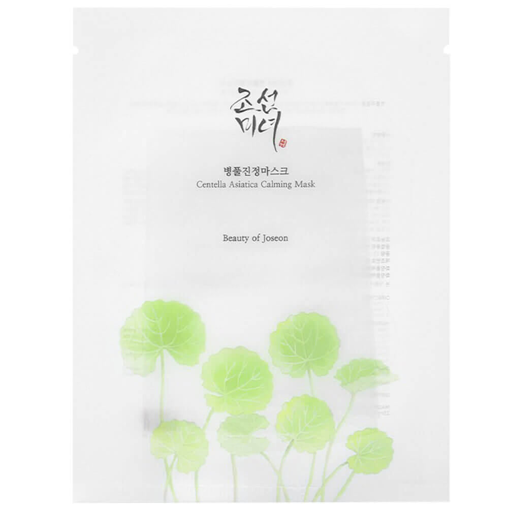 beauty-of-joseon-centella-asiatica-calming-mask Успокаивающая тканевая маска с 15% центеллы Beauty of Joseon Centella Asiatica Calming Mask,10шт — изображение 1