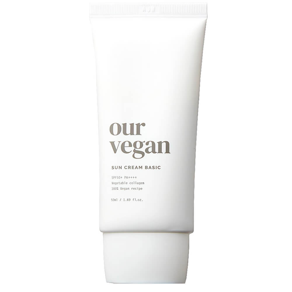 manyo-our-vegan-sun-cream-basic-spf-50_-pa_ Веганский солнцезащитный крем с коллагеном Manyo Our Vegan Sun Cream Basic SPF 50+ PA++++,50мл — изображение 1