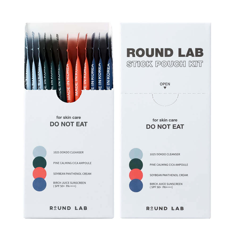 round-lab-stick-pouch-kit Travel-набор средств в саше Round Lab Stick Pouch Kit — изображение 1