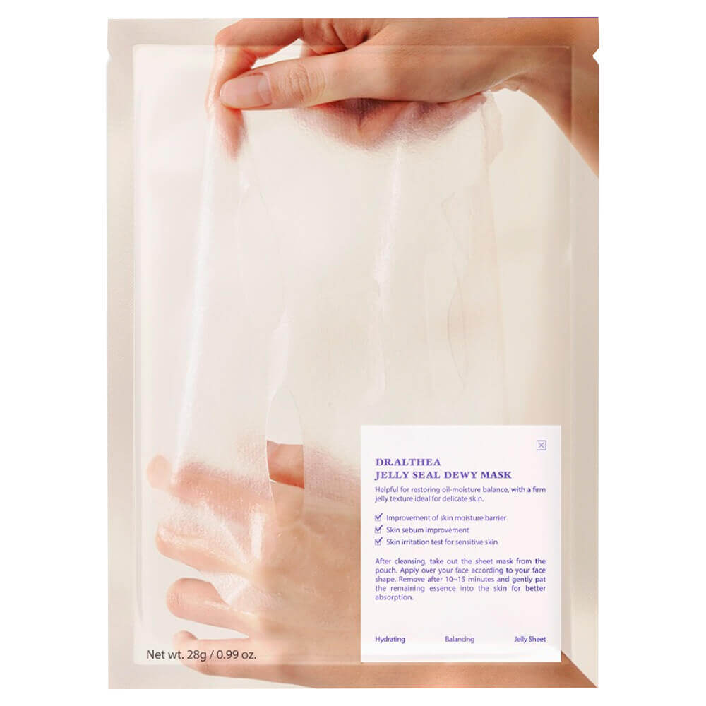tkanevaya Успокаивающая тканевая маска с ПДРН Dr. Althea Jelly Seal Repair Mask,4шт*28г — изображение 1